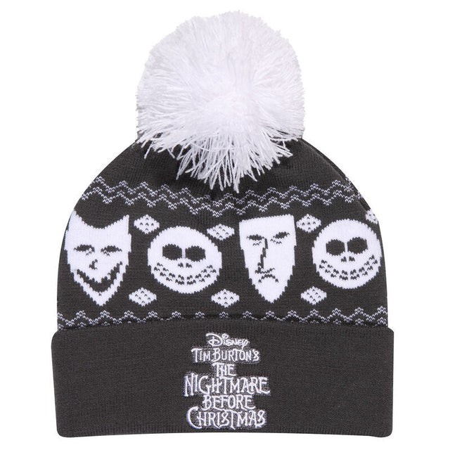 The Nightmare Before Christmas Official Misfits Beanie Hat for Adults One Size