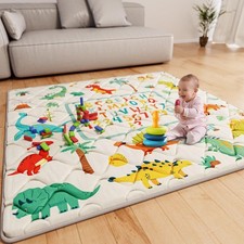 Non-Slip Baby Play Mat 71 x 59 Waterproof Crawling Activity Mat for Infants