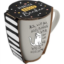 sheepworld Herrlich Böser Becher Porzellan Niemand weiß 350ml