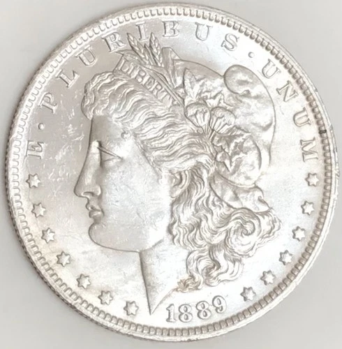 1889 O MORGAN DOLLAR! GEM BU+++! TOUGH KEY DATE! AMAZING LUSTER! WOW! NR #S1139