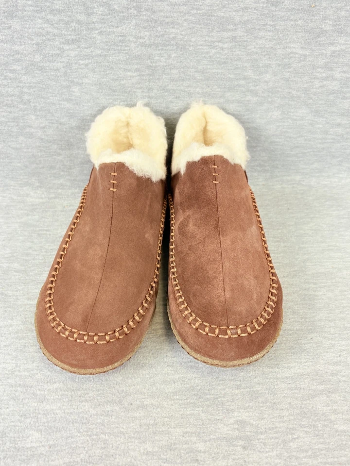 Sorel Manawan II Zapatillas Botas Para Hombres 7 M Marrón Gamuza Imitación Piel Forradas Tabaco Foto 2 de 4