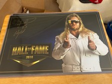 AUTOGRAPHED MICHAEL P S HAYES HALL OF FAME 11 X 17 POSTER Signed Wrestling WWE