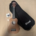 Koni Soprano Ukulele With Case, Tuner, And Pick Included