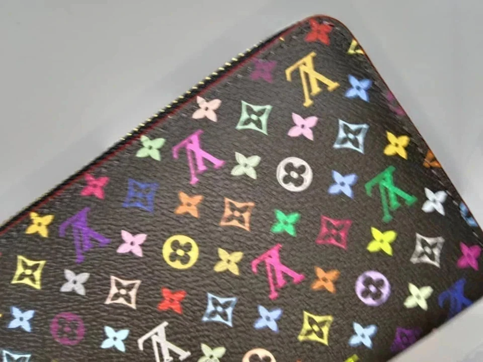 LOUIS VUITTON Multicolor Zippy Zip Around Long Wallet M60244 Authentic - Image 3 of 4