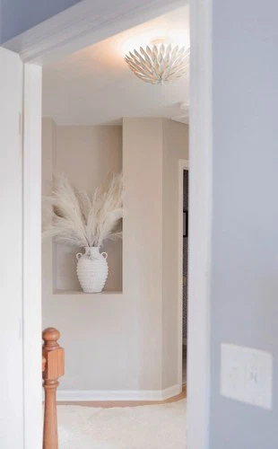 Crystorama Lighting Group 505 Broche 16"W 4 Light Semi-Flush - White - Picture 3 of 12