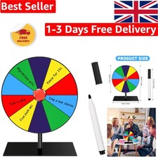 Spinning Wheel for Prizes with Stand, Spin the Wheel 8 Slots Color Prize Wheel