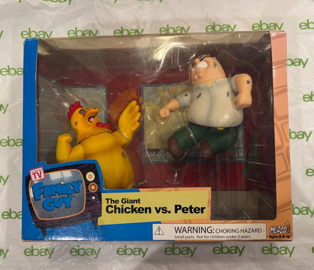 Mezco Family Guy Peter Chicken 2 pk. Action Figure for sale online