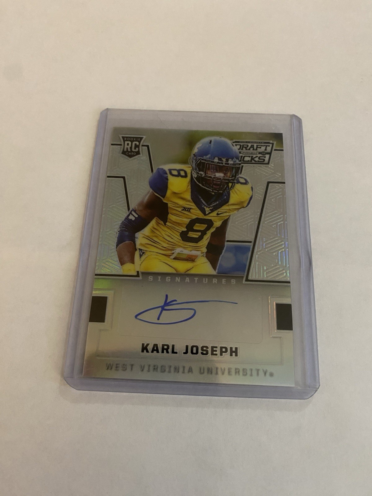 Karl Joseph Panini Prizm Collegiate Draft Picks #247 Autograph-Prizm