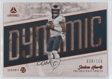 2022 Panini Luminance Dynamic Orange 20/100 Jalen Hurts #DYN-JHU 0c3