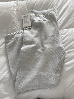 Lululemon Steady State Jogger Heathered Ultra Light Grey Size L 29''
