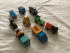 Wooden Trains Mixed Lot of 9