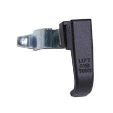 GRAINGER APPROVED 4RPZ3 Compression Latch,Nonlock,Bl Powder Coat 4RPZ3