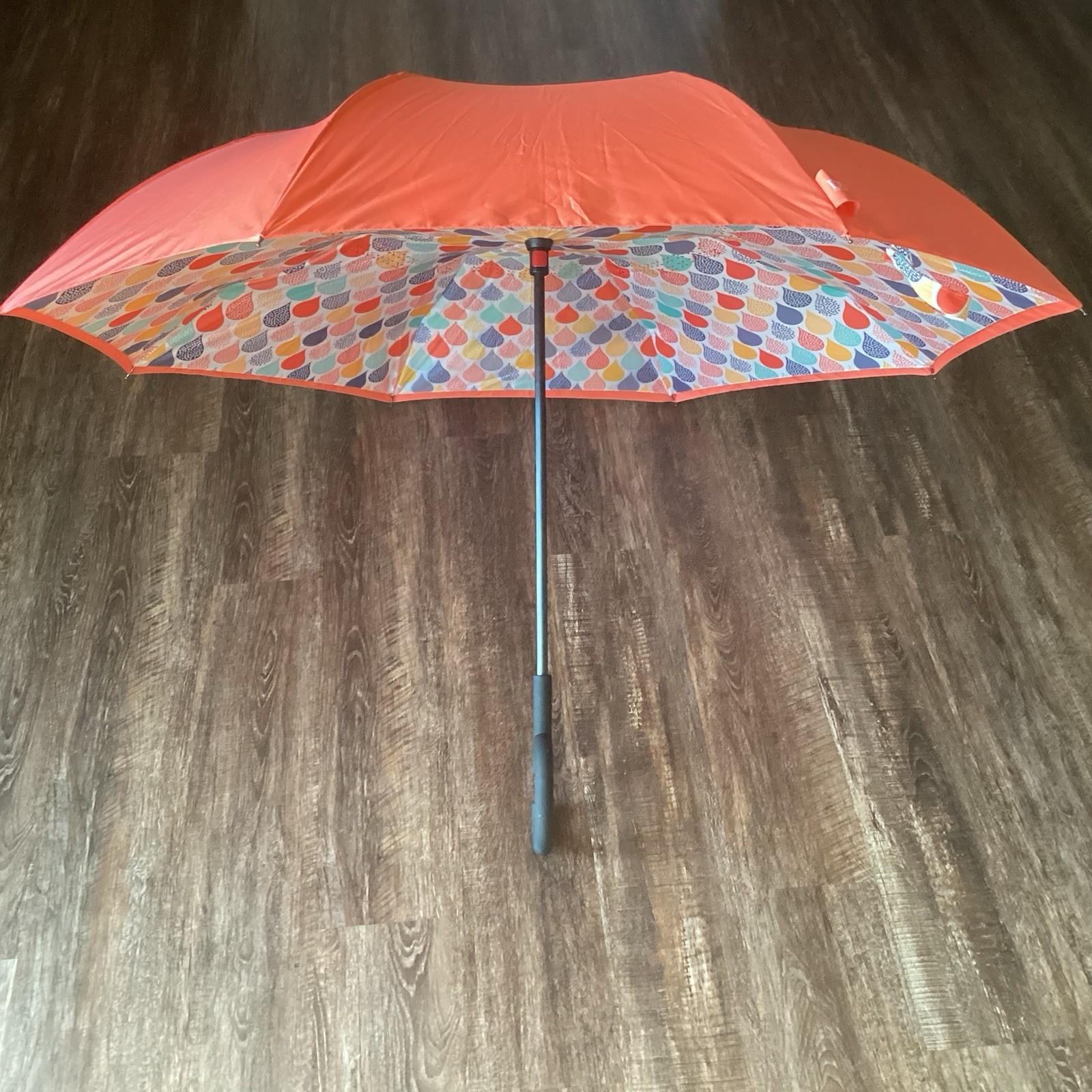 Windproof Upside Down Reverse Umbrella C-Handle P… - image 4