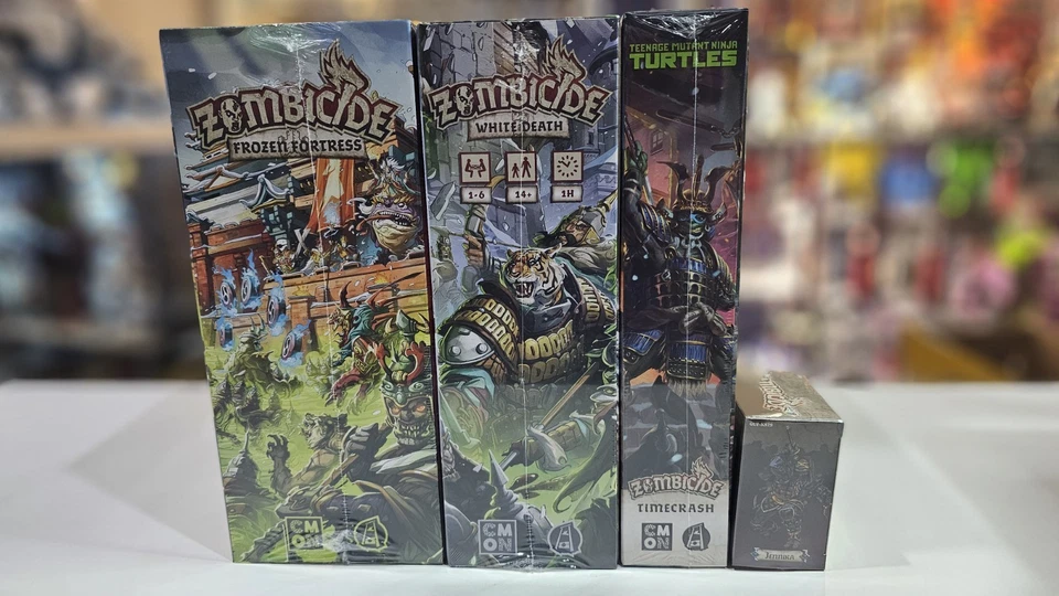 Zombicide White Death Kickstarter Bundle Frozen Fortress TMNT Timecrash Jennika! - Image 3 of 4