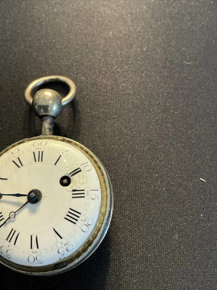 montre à gousset à coq en Argent Roth Genève  - Photo 4/4