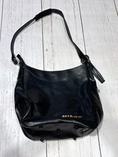 Vintage Nikon Black Leather Shoulder Bag - Made in Japan