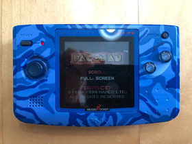 Neo Geo Pocket Color Stone Blue - Nearly Complete In Box - No Paperwork