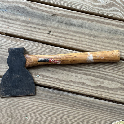 Vaughan Chop Axe Wood Handle Metal Head Brown/Black