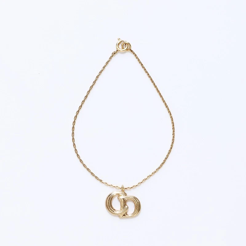 Bracciale Christian Dior logo oro WS6891