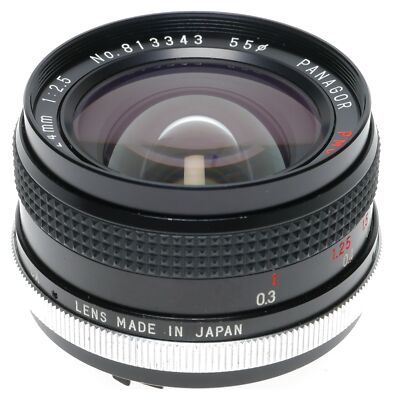 レンズ(単焦点) PANAGOR AUTO WIDE-ANGLE 24MM F/2.5 PMC The Panagor PMC 24 mm f/ 2.5 Lens. Specs. MTF Charts. User