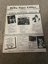 1989 WOMEN'S WRESTLING VHS Video Print Ad MADUSA MICELLI LINDA DALLAS BRANY MAE