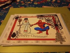 Kartka świąteczna nr 2 z motywem Spidermana