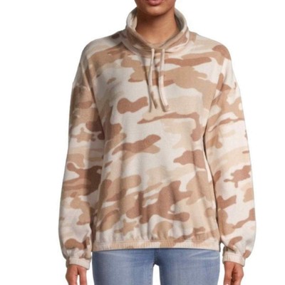 tan camo sweatshirt