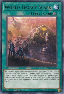 World Legacy Scars - EXFO-EN056 - Rare - 1st Edition x3 - Near Mint