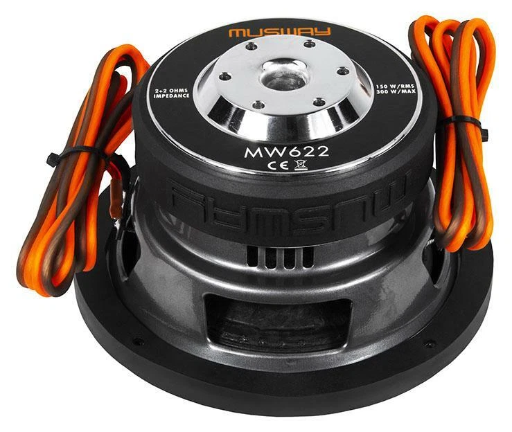 MUSWAY MW-622 WOOFER 16,5 CM (6.5“) SUBWOOFER inkl. Anschlusskabel 300 Watt - Bild 4 von 4
