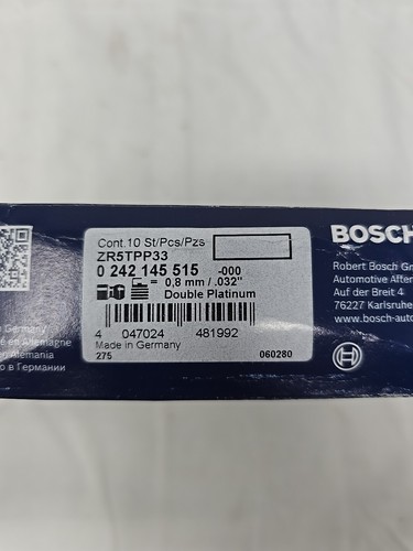 Bosch ZR5TPP33 Double Platinum Spark Plugs Pack of 9 NEW - Picture 5 of 5