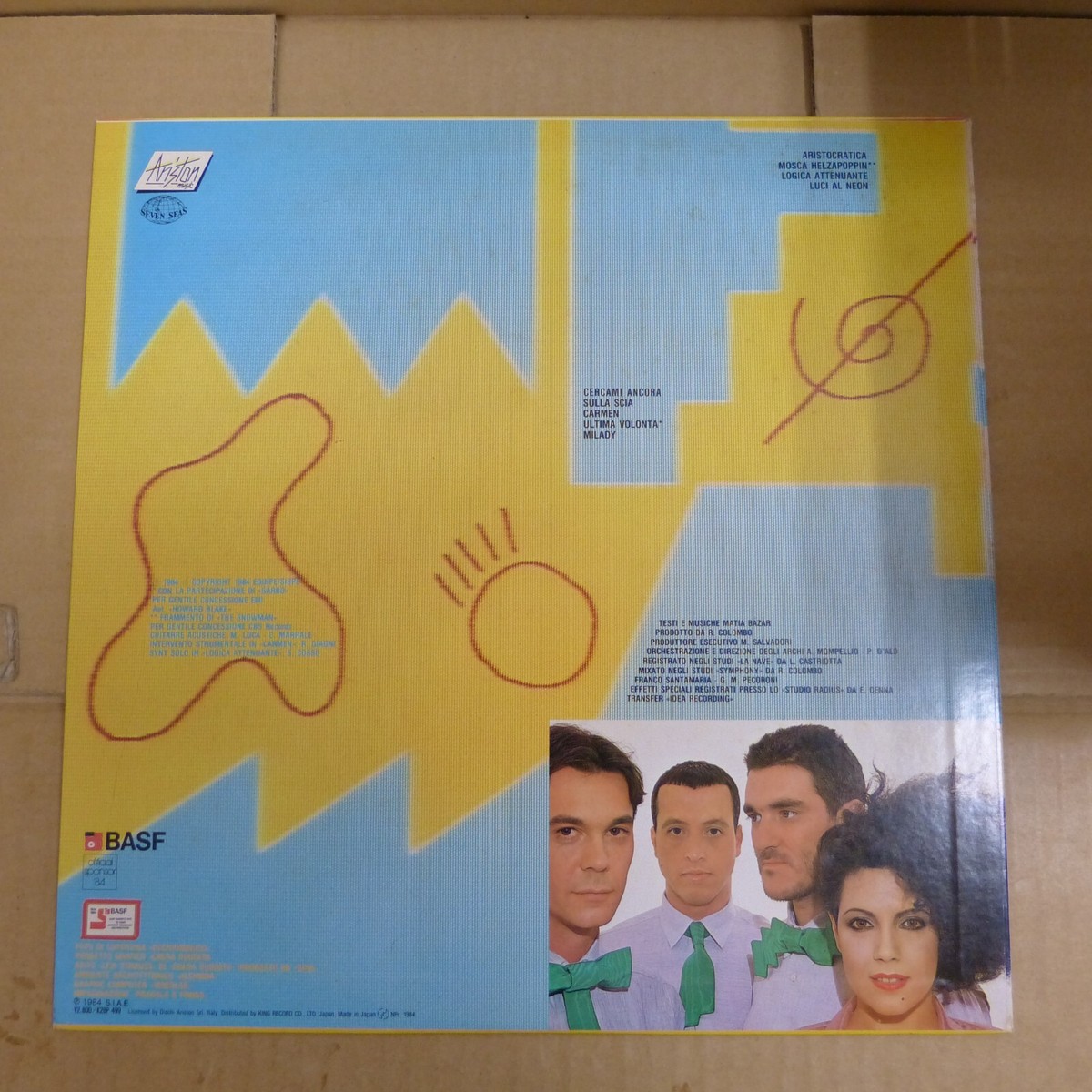 MATIA BAZAR Japan 1984 K28P-499 NM LP ARISTOCRATICA | eBay