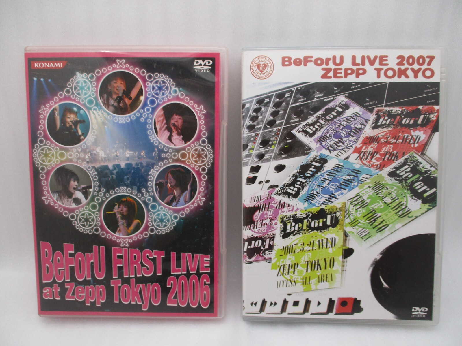 BeForU DVD FIRST LIVE 2006 & LIVE 2007 at Zepp Tokyo w/ autograph ...
