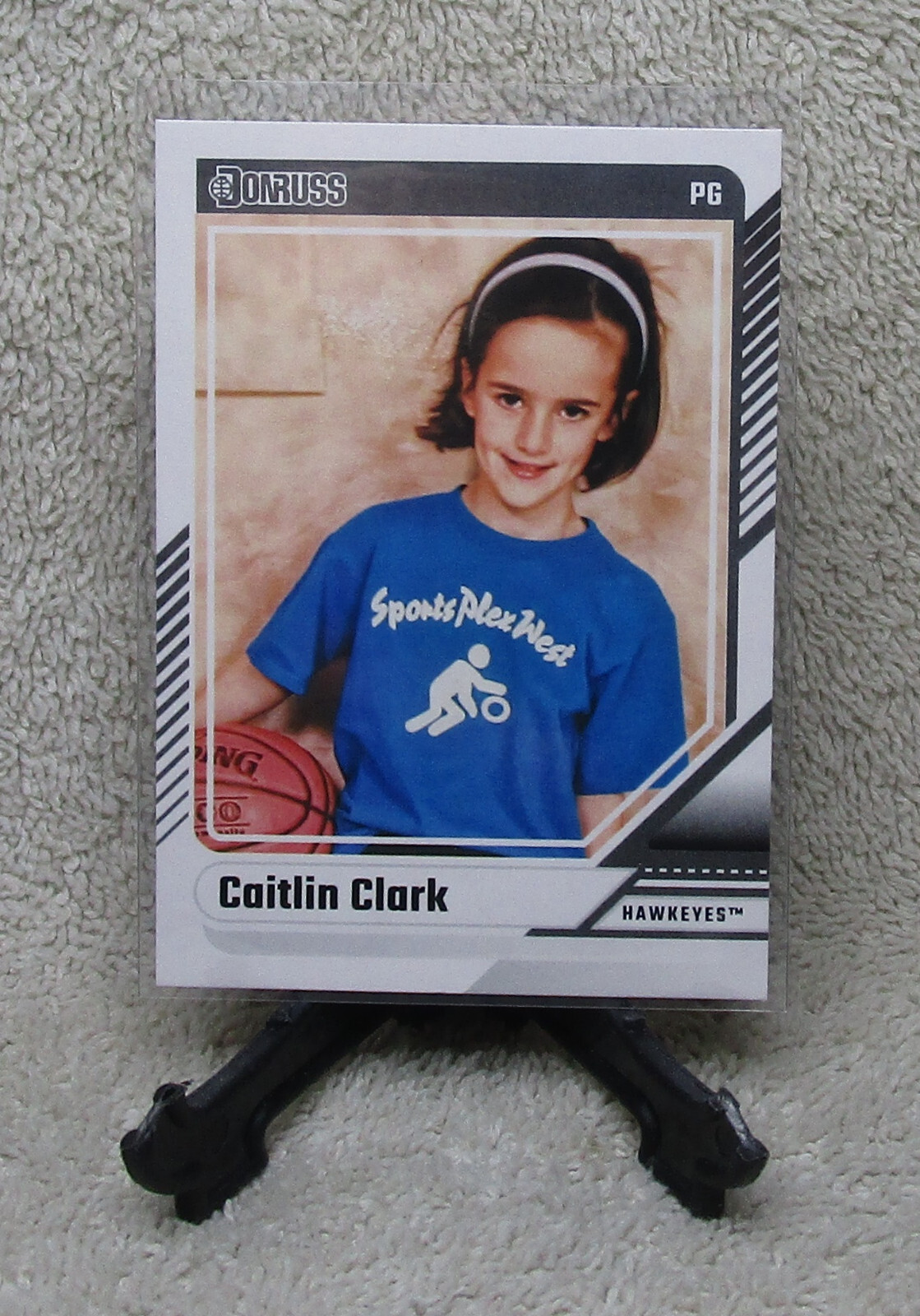 Tarjeta de novato colección Donruss CAITLIN CLARK 2024 #18 Hawkeyes/Indiana Fever