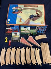 Thomas The Tank Friends Wooden Train System Set No 2 / James/Ruffey/Trevor/Henry