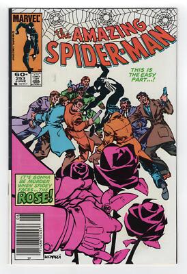 1984 MARVEL AMAZING SPIDER-MAN #253 1ST APP ROSE NEWSSTAND HIGH GRADE KEY ERROR
