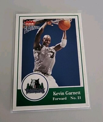 KEVIN GARNETT NBA CARD FLEER PLATINUM 2003-04 # 98 TIMBERWOLVES CELTICS