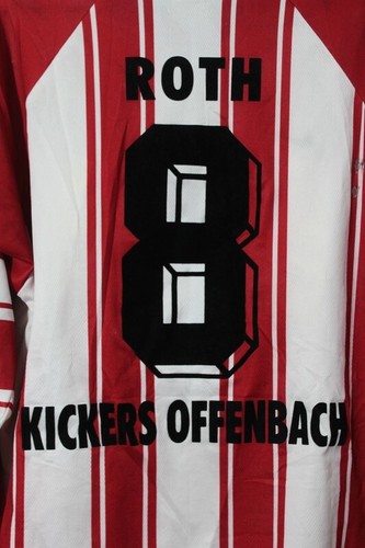 Kickers Offenbach Roth #8 Fußballtrikot 1998 1999 Nike Rot Erwachsene L - Bild 4 von 10