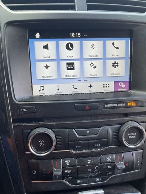 2017 FORD EXPLORER SYNC 3 INF DISPLAY SCREEN CD AC CONTROL PANEL HB5T-14G370-KCA