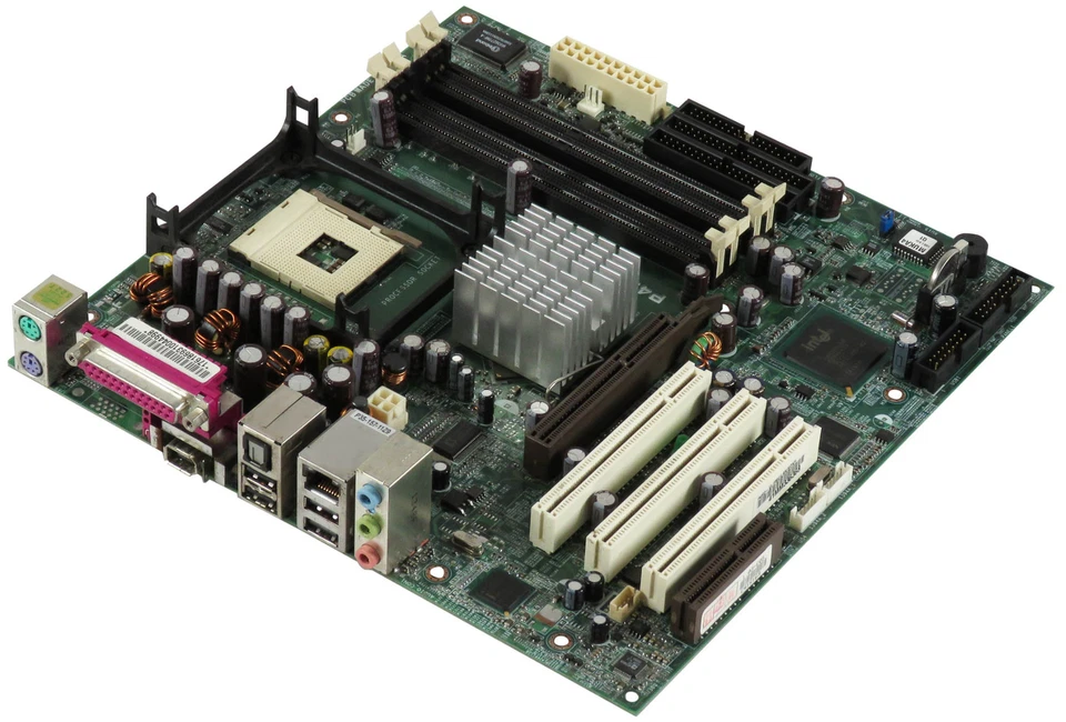 Mainboard ASUS P4SD-VL PGA478 4x DDR 3x PCI AGP CNR - Image 2 of 2