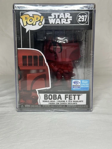 Funko Pop! Red Boba Fett #297 Star Wars Futura Series 2020 WonderCon Hard Stack