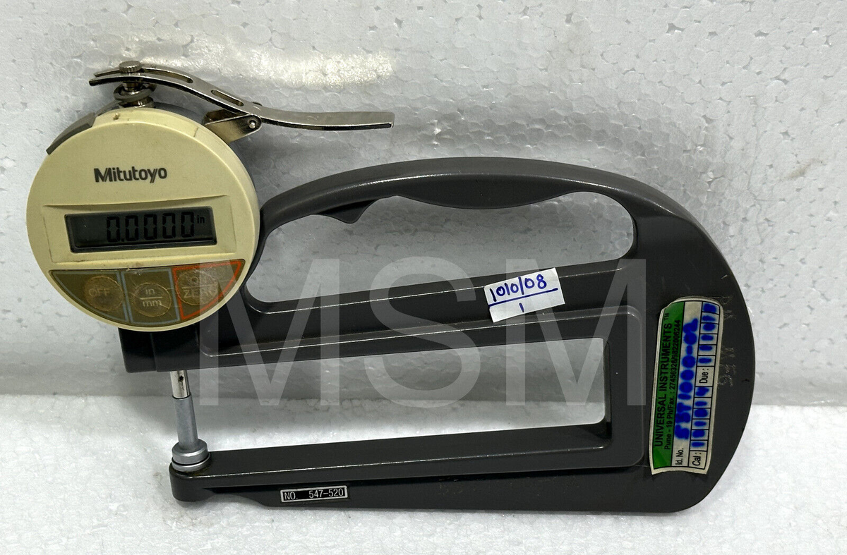 Mitutoyo No. 547-320 Thickness Gage, with IDC Digimatic No. IDS