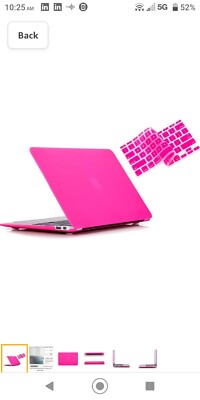 Ruban Case for MacBook Series ( 2 pc. ) Pink