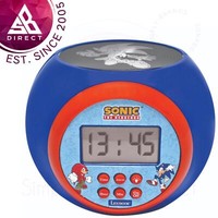 Lexibook Sonic Childrens Projector Alarm Clock with Timer & Night Light│RL977SN
