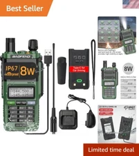 UV-9R Pro 8W Waterproof Dual Band Two-Way Radio - Long Range Walkie Talkie
