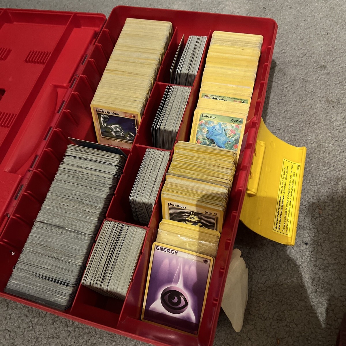 Full box of 1995 Pokémon cards 1st edition, promo, base set Full box of 1995 Pokémon cards 1st edition, promo, base set