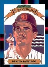 1988 Donruss - Diamond Kings Upper Right Corner is Black #3 Benito Santiago