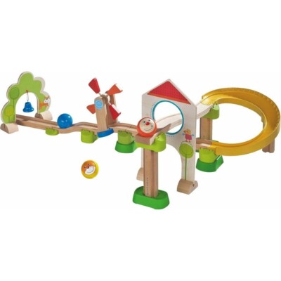 Kullerbu Wooden Ball Track Windmill Track Set