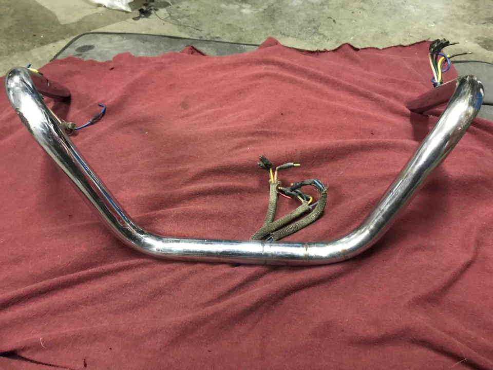 Harley-Davidson Panhead Buckhorn Handlebars - Image 3 of 4