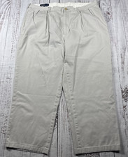 VINTAGE POLO RALPH LAUREN THE ANDREW PANT TAN MEN'S SIZE 40 39 X30 26 PLEATED