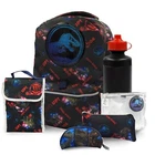 Jurassic Kids Backpacking Backpack With Lunch Bag 16" School Bag Boys-6Pcs New